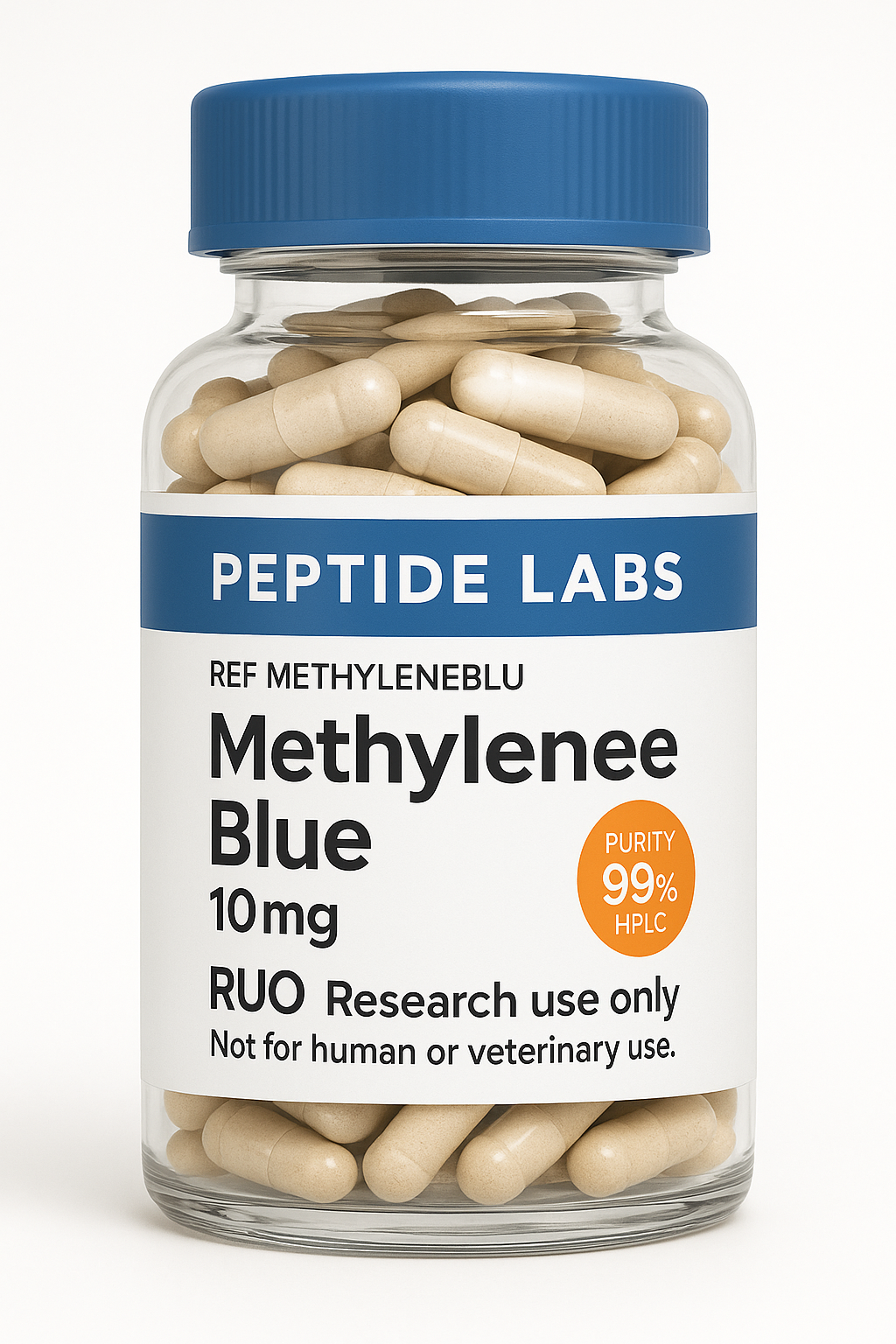 Methylene Blue (10mg x 60 Capsules = 600mg)