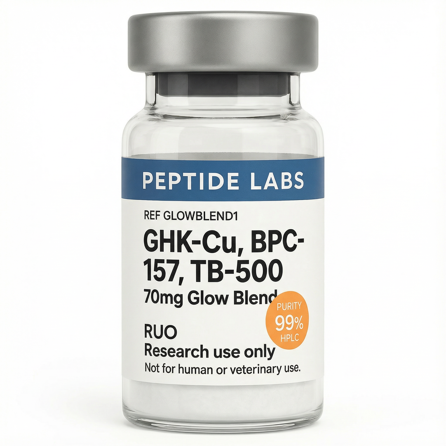 Glow Blend (GHK-Cu, BPC-157, TB-500) 70mg