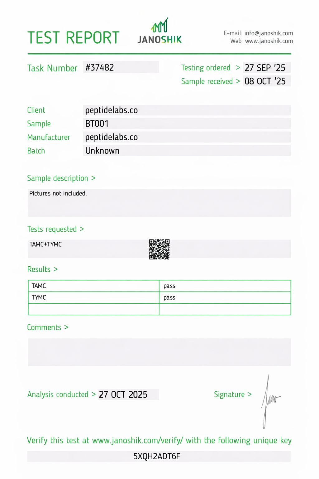 BPC-157, TB-500 10mg (Blend)