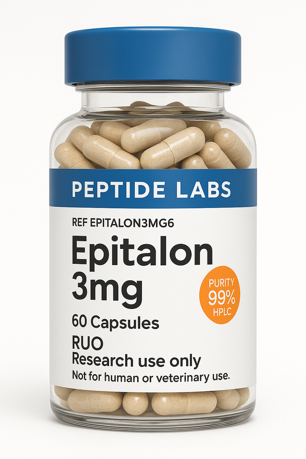 Epitalon 3mg (60 capsules) (Telomere Length)