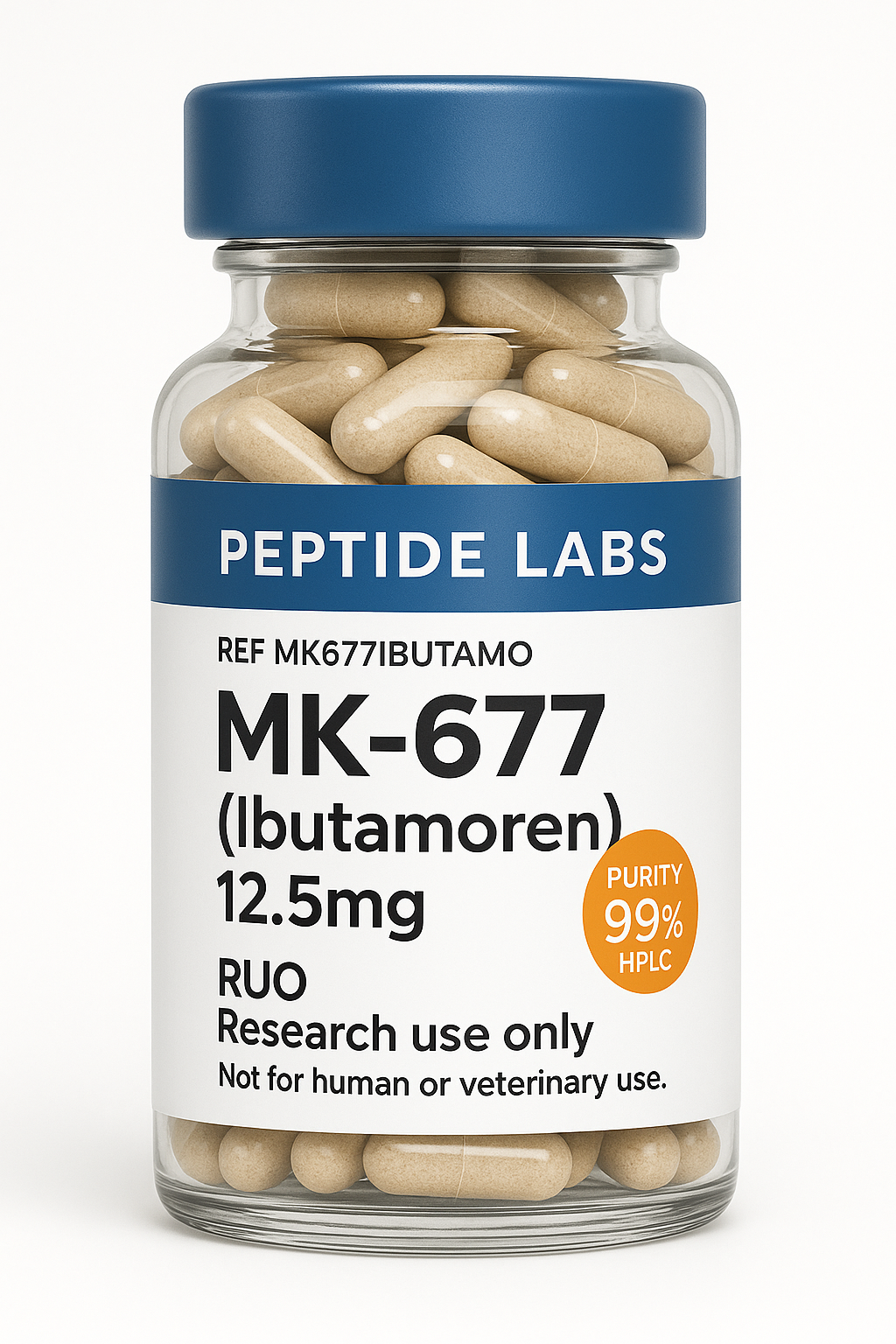 MK-677 (Ibutamoren) 12.5mg (60 Capsules)