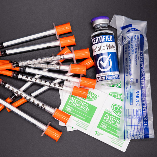 Bacteriostatic water 30ml + syringe 10-pack combo